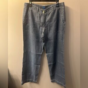Tommy Bahama 100% Linen Women's Trousers Size 10